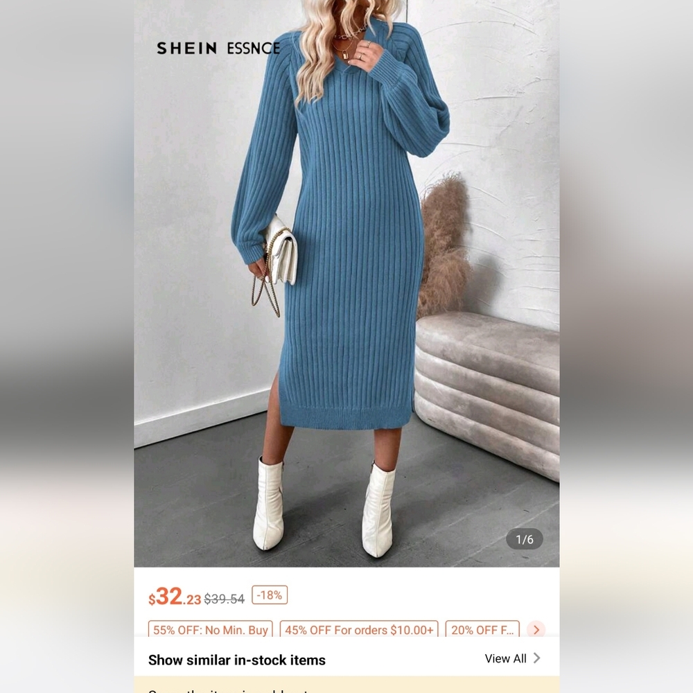 Shein sweater dress